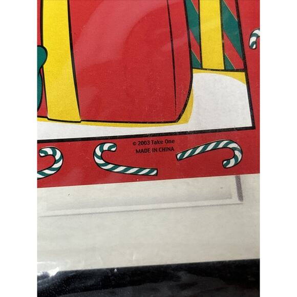 Vintage Christmas Door Cover Indoor Outdoor 30” X 66” Tis The Season Tree - Picture 2 of 5